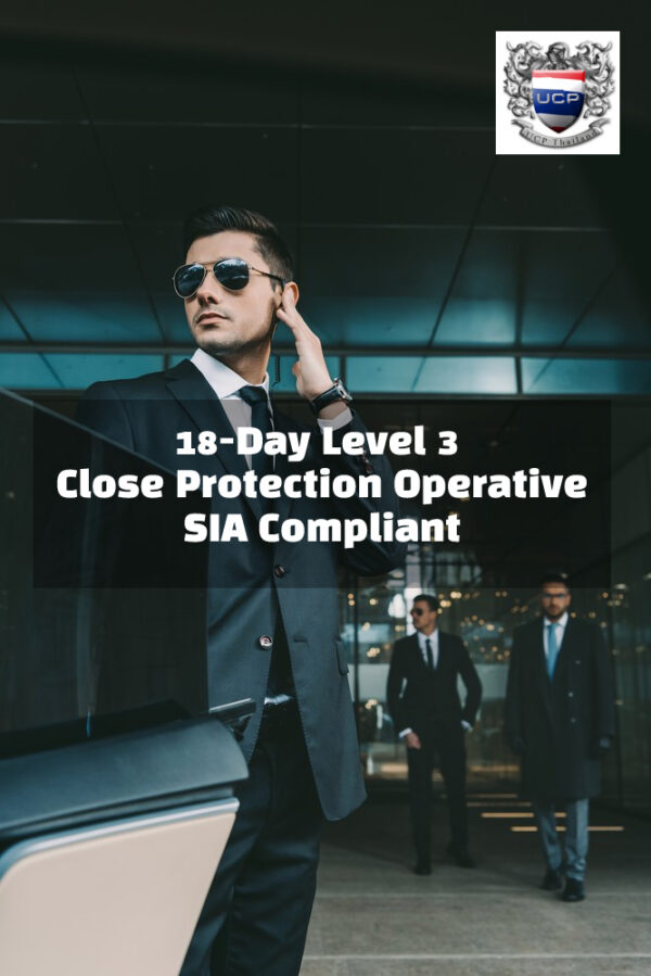 level 3 close protection operative course bodyguard training